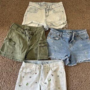 Lot of Girls size 10/12 shorts